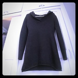 Wet Seal Hooded Knit Sweater Dress